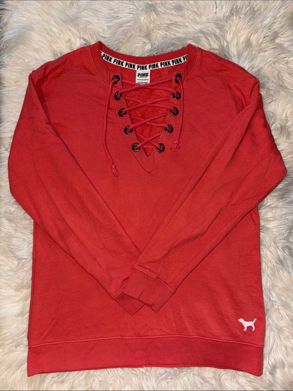 PINK Victoria’s Secret lace up top